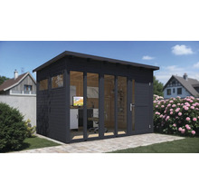 Abri de jardin Bertilo Pentus 3 Office avec plancher 359 x 266 cm anthracite