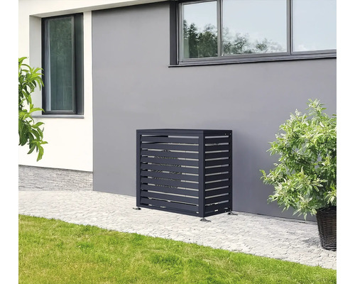 Habillage de climatiseur WESTMANN Boxa Taille S 100 x 50 x 92 cm anthracite