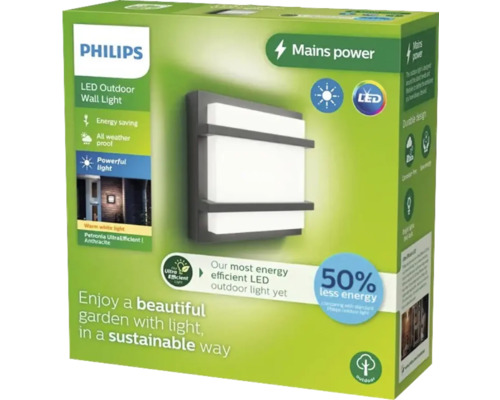 Verpackung einer Philips LED Aussenwandleuchte