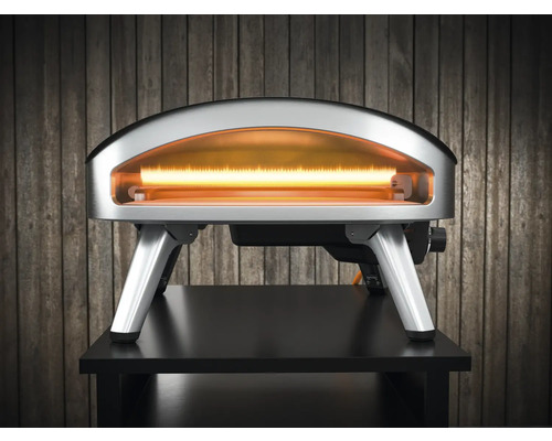 Elektrischer Pizzaofen auf einem Tisch
