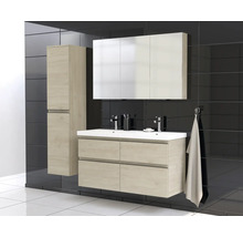 Armoire de toilette Jungborn TRENTA lxhxp 120x72x14.4 cm kendal chêne nature
