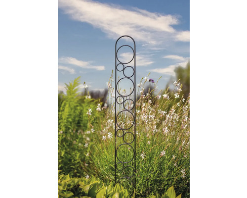 Gartenstecker aus Metall mit Kreisdesign als Gartendekoration