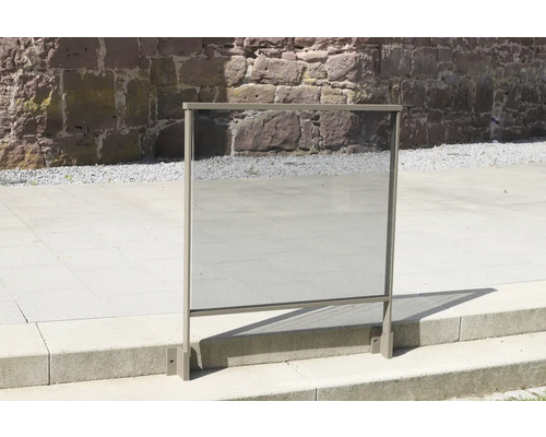 Windschutzwand aus Glas für den Aussenbereich