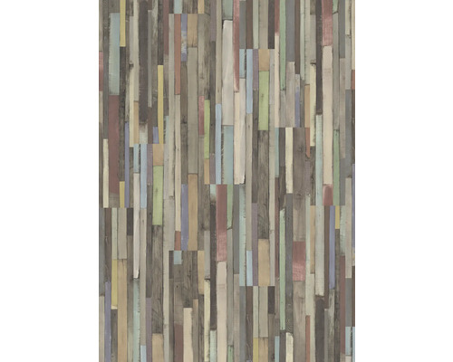 Papier peint aspect lambris en bois