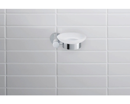 Porte-savon mural avec support