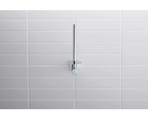 Porte-papier toilette en métal pour montage mural