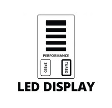 Affichage LED pour la performance, la vitesse et le turbo