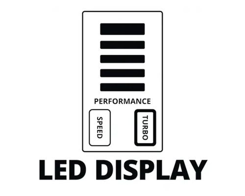 Affichage LED pour la performance, la vitesse et le turbo