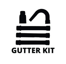 Kit de gouttières avec tuyaux et raccords