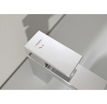 Logo Hansgrohe sur un robinet