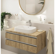 Robinetterie de lavabo hansgrohe VERNIS BLEND 190 chrome avec garniture de vidage à tirette 71572000