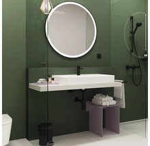 Robinetterie de lavabo hansgrohe VERNIS BLEND 100 CoolStart noir avec bonde de vidage clic-clac mat 71589670