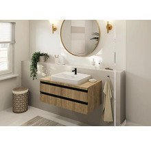 Robinet d'eau froide hansgrohe VERNIS BLEND 70 noir mat sans bonde de vidange 71583670