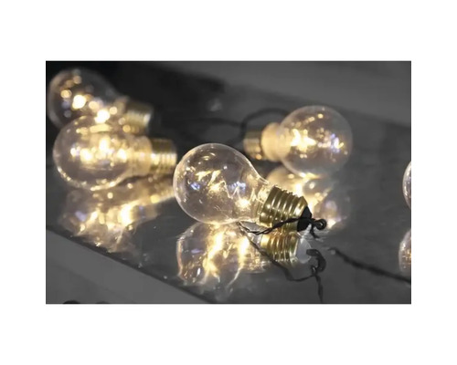 Glühbirnen Lichterkette mit klaren Glühbirnen