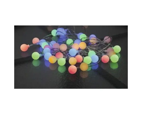 Lichterkette mit runden Lampen für den Innenbereich