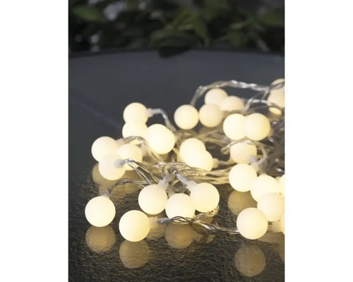 Lichterkette mit runden Lampen