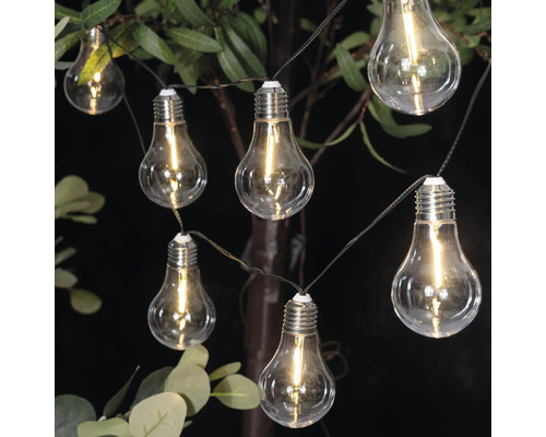Guirlande lumineuse décorative avec des lampes en forme d''ampoule
