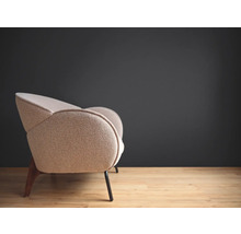 Polstersessel mit Holzbeinen