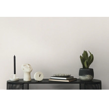 Dekorative Gegenstände auf einem schwarzen Regal