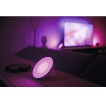 Lampe de table Philips Hue LED RVBB 7,1W 500 lm Hxlxp 126x101x130 mm Bloom blanc White + Color Ambiance-thumb-1
