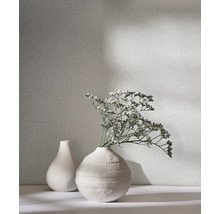 Tapete mit zwei Vasen und Blumenarrangement