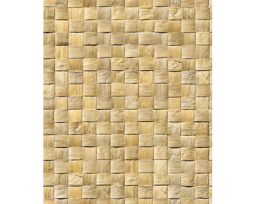 Texture tressée en matériaux naturels pour la décoration murale