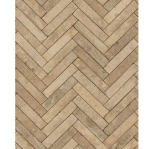 Fischgrätmuster aus Ziegelsteinen