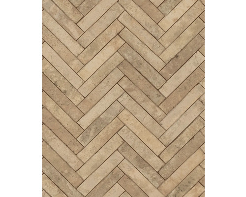 Motif à chevrons en briques