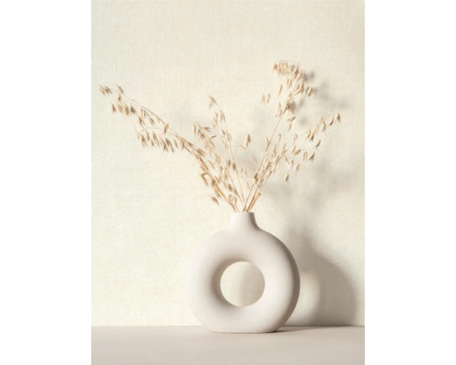 Branches d''avoine décoratives dans un vase avec design en anneau