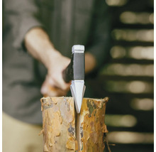 Fendeur de bûches avec bûche de bois