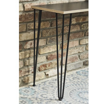 Pied de meuble Tarrox SPIDER Hairpin Ø 58 x 450 mm noir 1 pièce