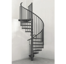 Metallwendeltreppe im Innenraum