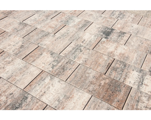 Pose de pavés rectangulaires