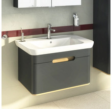 Meuble sous-lavabo avec robinet dans la salle de bains