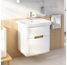 Meuble sous-lavabo avec deux tiroirs dans une salle de bain