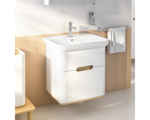 Waschtischunterschrank mit zwei Schubladen im Badezimmer