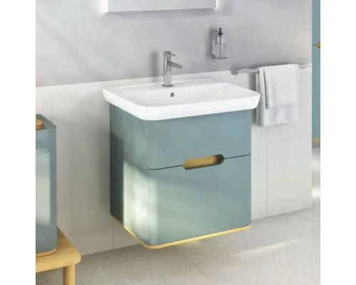 Waschtisch mit Unterschrank im Badezimmer