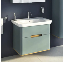 Meuble sous-vasque avec deux tiroirs dans une salle de bain