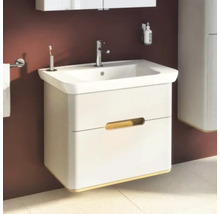 Meuble sous-lavabo avec deux tiroirs dans une salle de bains