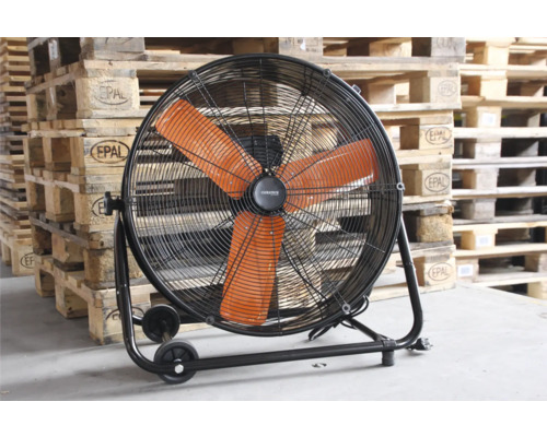 Ventilator mit Rollen und drei Rotorblättern