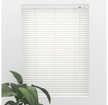 Store vénitien en alu SOLUNA DIM-OUT blanc 90x130 cm, avec 20% de lamelles supplémentaires pour un meilleur obscurcissement