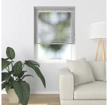 Store vénitien en alu SOLUNA DIM-OUT gris 40x130 cm, avec 20% de lamelles supplémentaires pour un meilleur obscurcissement