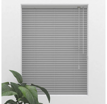 Store vénitien en alu SOLUNA DIM-OUT gris 40x130 cm, avec 20% de lamelles supplémentaires pour un meilleur obscurcissement