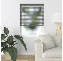 Store vénitien en alu SOLUNA DIM-OUT ardoise 40x130 cm, avec 20% de lamelles supplémentaires pour un meilleur obscurcissement