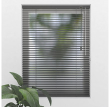Store vénitien en alu SOLUNA DIM-OUT ardoise 40x130 cm, avec 20% de lamelles supplémentaires pour un meilleur obscurcissement