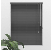 Store vénitien en alu SOLUNA DIM-OUT ardoise 40x130 cm, avec 20% de lamelles supplémentaires pour un meilleur obscurcissement