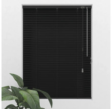 Store vénitien en alu SOLUNA DIM-OUT noir 40x130 cm, avec 20% de lamelles supplémentaires pour un meilleur obscurcissement