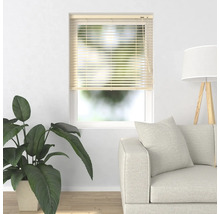 Store vénitien en alu SOLUNA DIM-OUT beige 40x130 cm, avec 20% de lamelles supplémentaires pour un meilleur obscurcissement