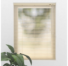 Store vénitien en alu SOLUNA DIM-OUT beige 40x130 cm, avec 20% de lamelles supplémentaires pour un meilleur obscurcissement