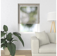 Store vénitien en alu SOLUNA DIM-OUT mocca 40x130 cm, avec 20% de lamelles supplémentaires pour un meilleur obscurcissement